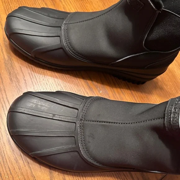 London Fog Men's Black Size 10 Snow Boots‎ NEW with BOX - Picture 10 of 12